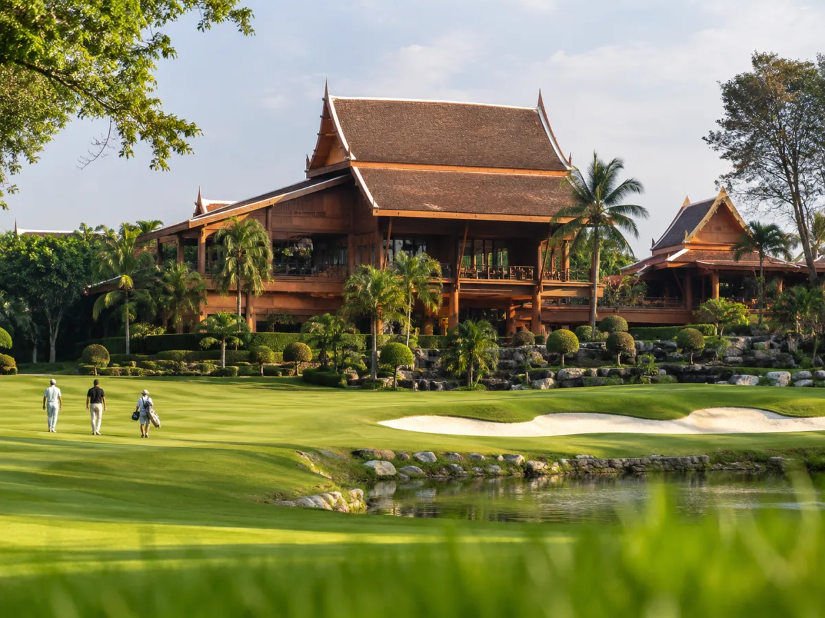 Weltklasse-Golfplatz in der Region Pattaya