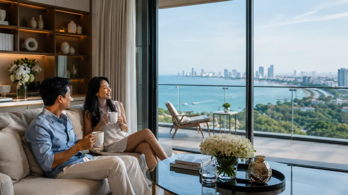 Luxusapartment pattaya meerblick wohnang pratumnak hill immobilien