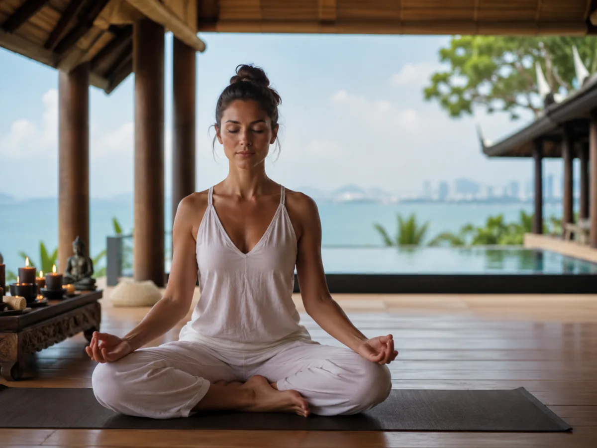 Luxusvilla meeresblick meditation in Pattaya, Thailand