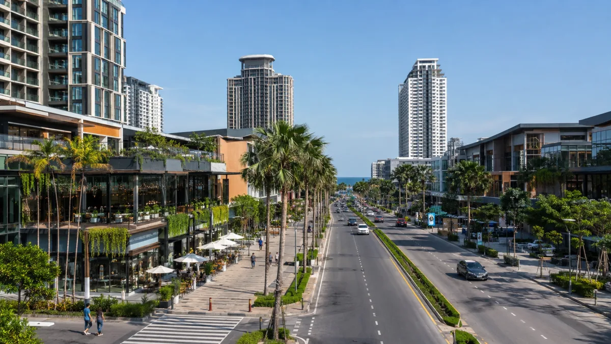 Pattaya beachfront luxusimmobilien moderne hochhaeuser
