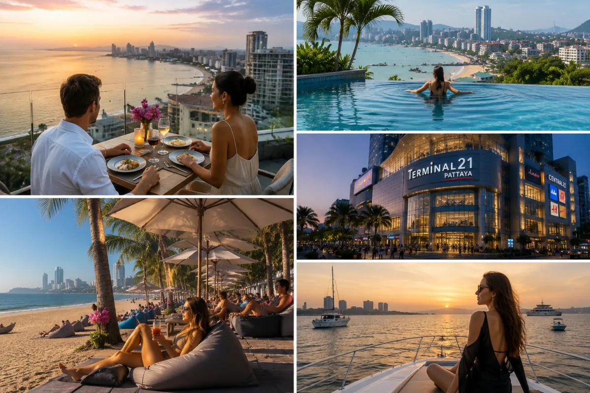 Pattaya Rooftop-Lifestyle und Infinity-Pool