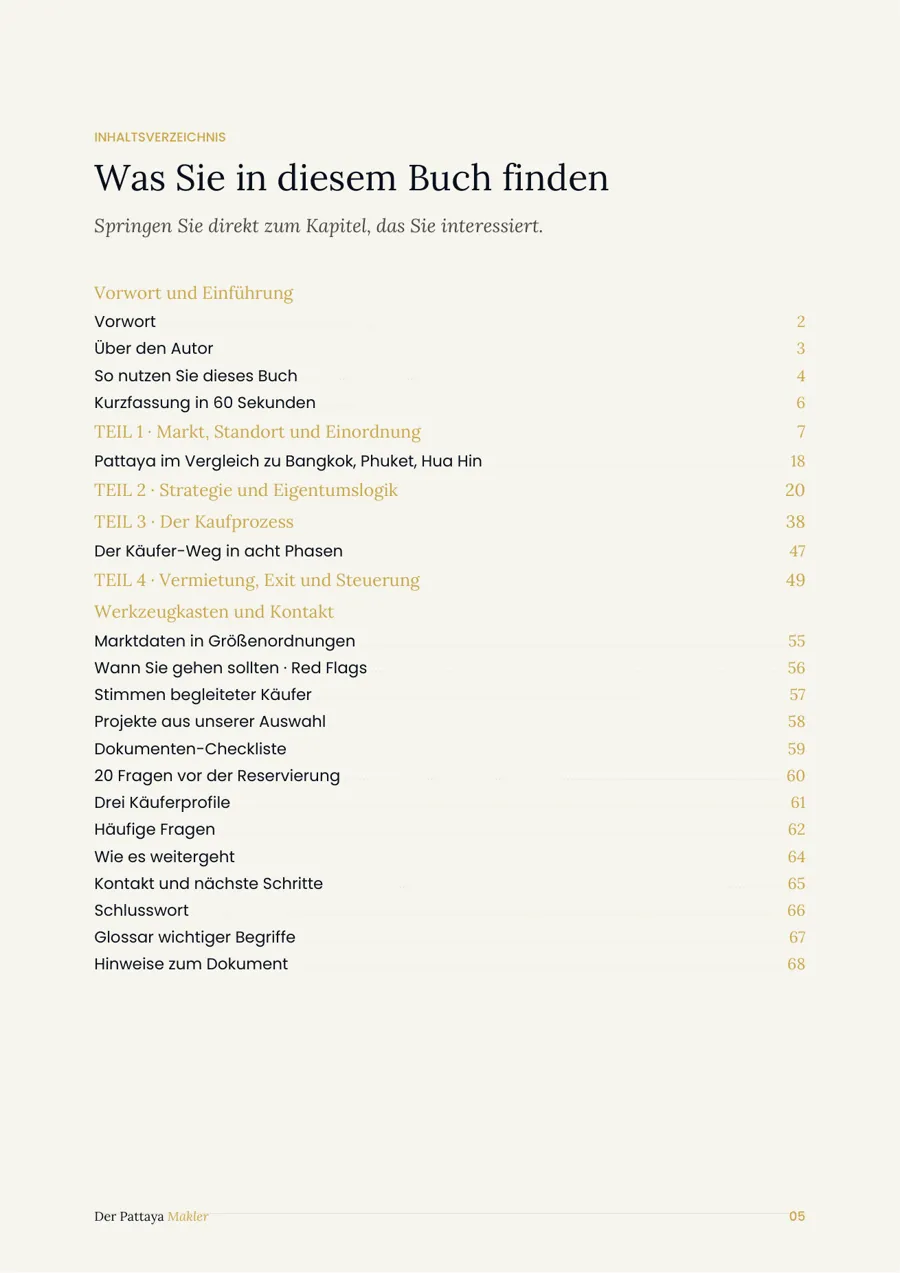 E-Book Seite 5: Inhaltsverzeichnis