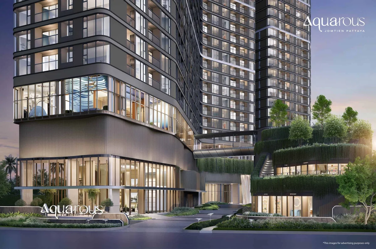 Aquarous Jomtien – Aquarous Jomtien Architektur Wohnen Eingangsbereich Pattaya Scaled Jpg