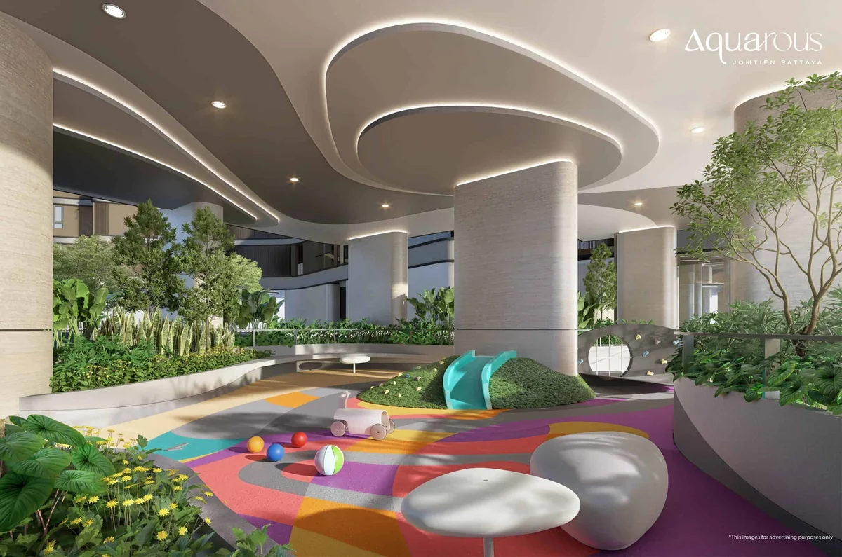 Aquarous Jomtien – Aquarous Jomtien Kinderbereich Spielplatz Condominium Pattaya Scaled Jpg