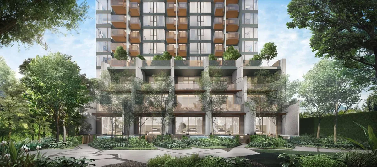 Arom Jomtien – Arom Jomtien Architektur Gartenfassade Condominium Pattaya Jpg