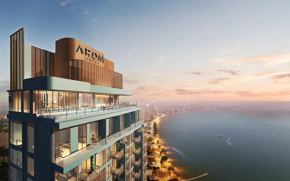 Arom Jomtien, Arom Jomtien Rooftop Meerblick Condominium Pattaya Jpg
