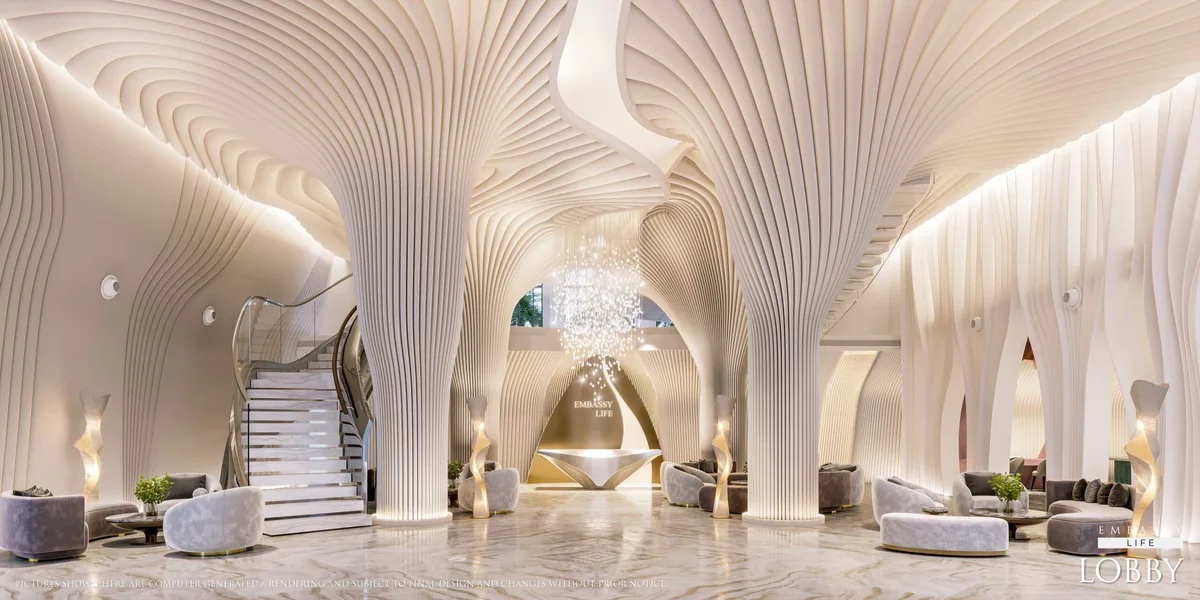 Embassy Life – Embassy Life Lobby Biomorphes Organisches Design Scaled Jpg