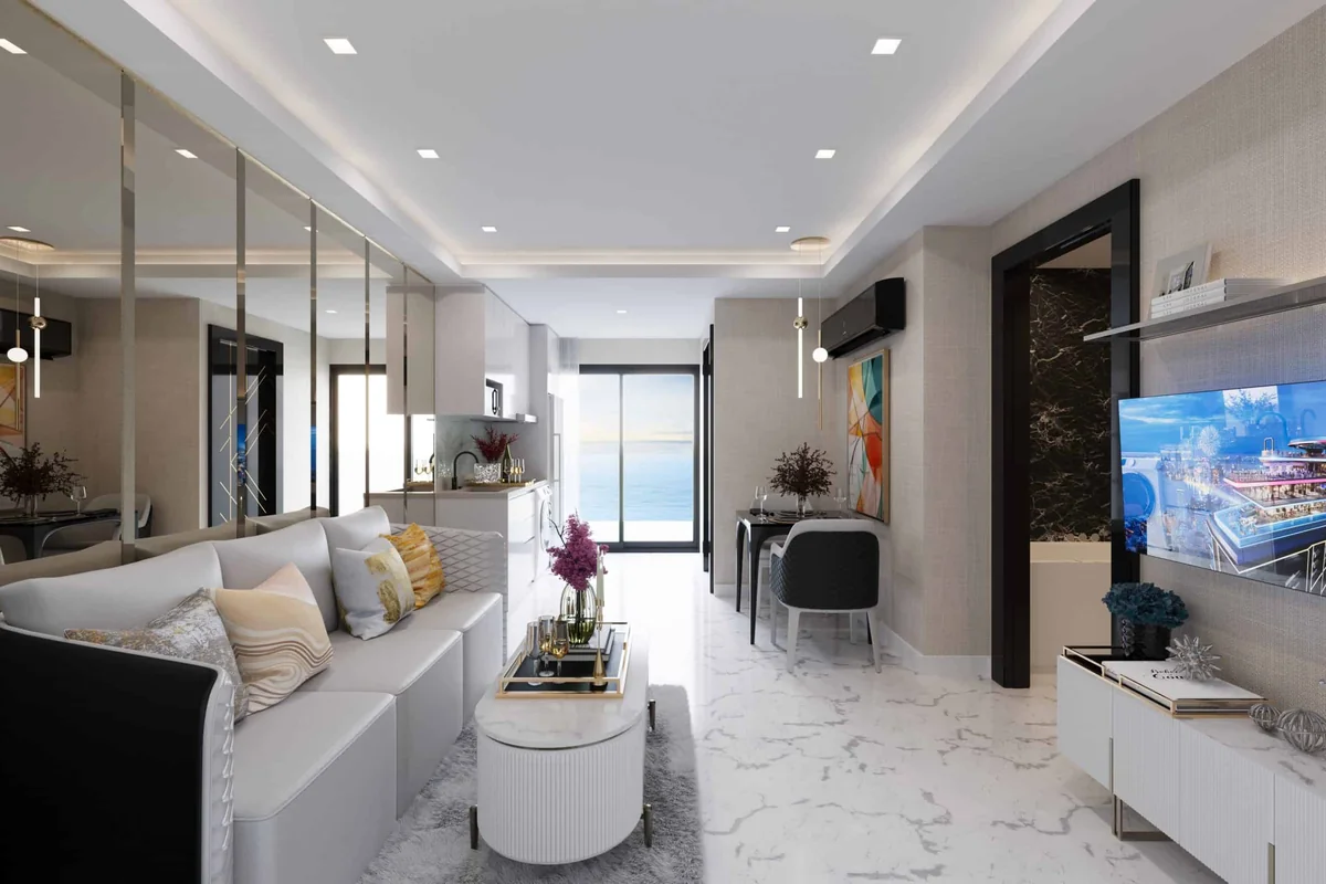 Grand Solaire Noble – Grand Solaire Noble Essbereich Kueche Meerblick Scaled Jpg