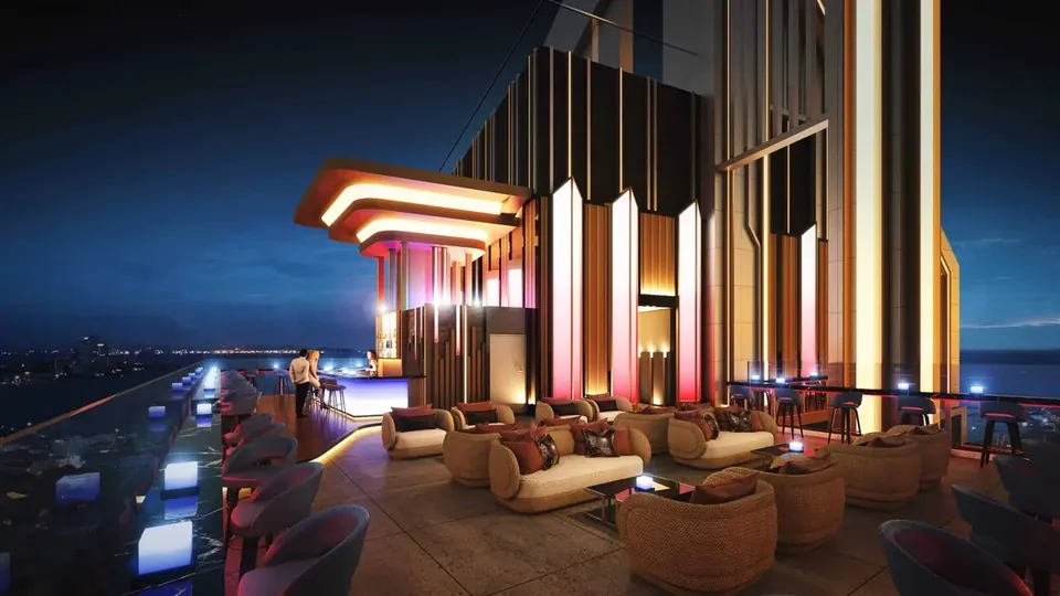 Grand Solaire Pattaya, Grand Solaire Rooftop Bar Nacht Scaled Jpg