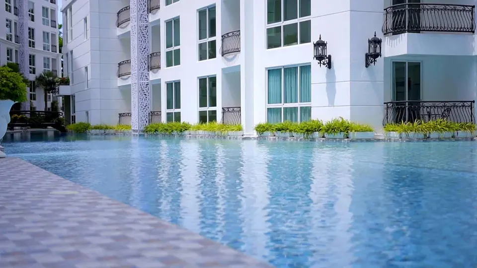 Olympus City Garden, Olympus City Garden Pattaya Condo Pool Jpg