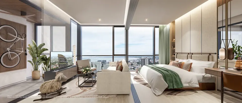 One-bedroom veranda with sea view — Once Wongamat.