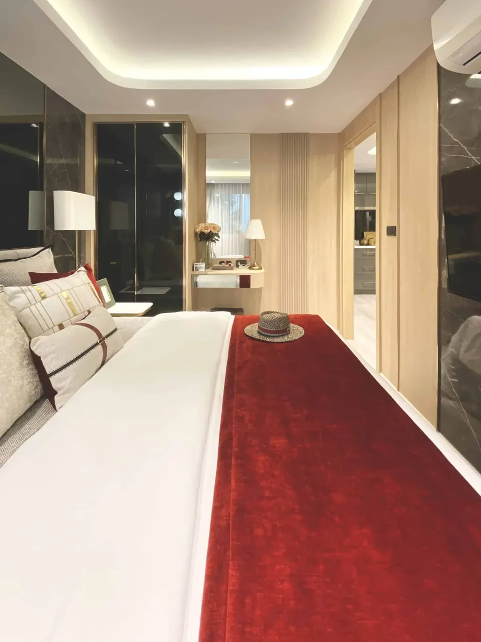 Pristine Park 3, Pristine Park 3 Pattaya 1 Bedroom Bedroom With View To Living Area