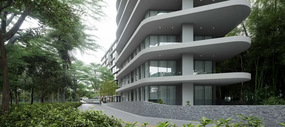 Secret Garden Wongamat, Secret Garden Condominium Wongamat Aussenansicht Zufahrt 1 Jpg