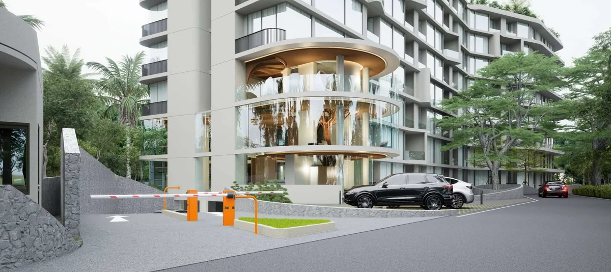 Secret Garden Wongamat – Secret Garden Condominium Zufahrt Park Schranke Lobby Wongamat 1 Jpg