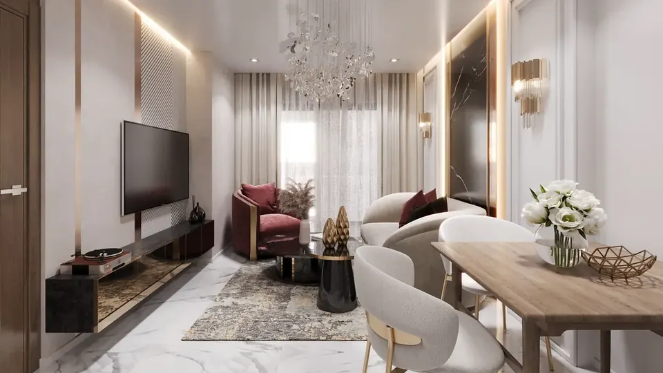 Seven Seas Le Carnival, Pool villa living area