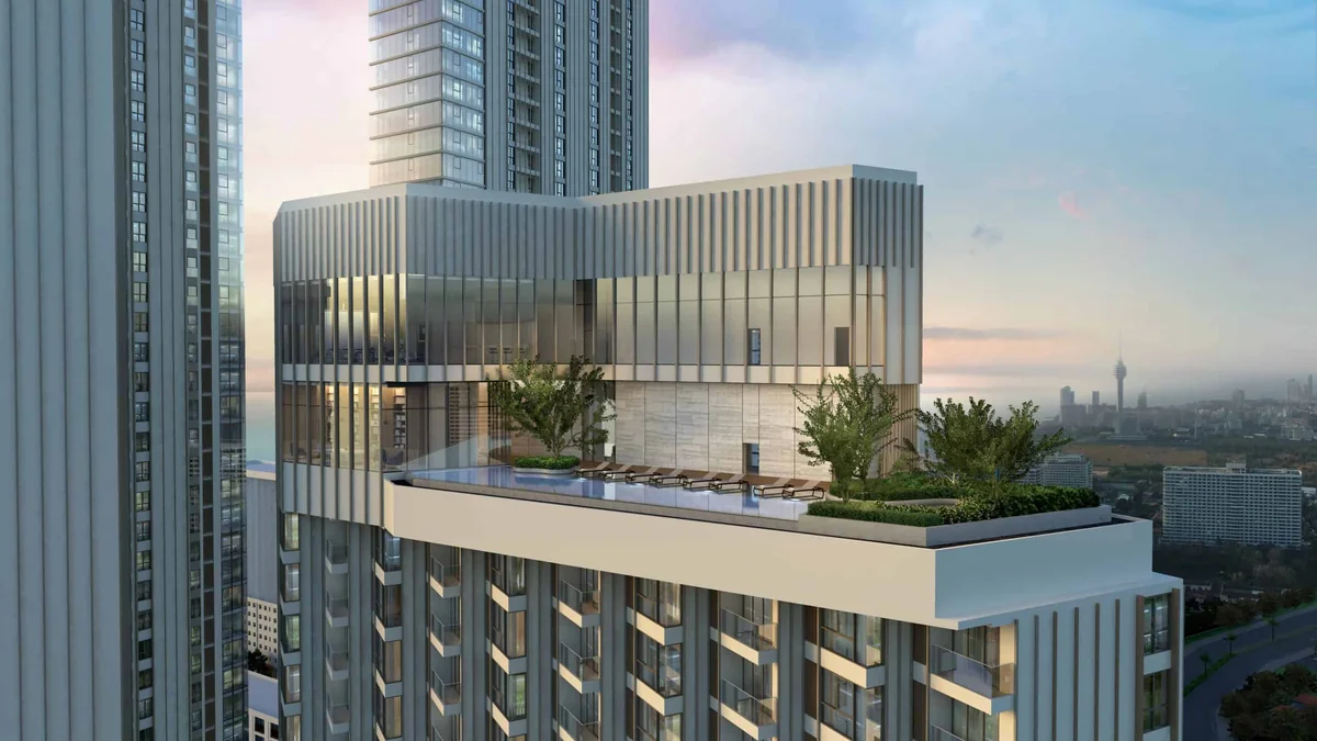 SKYPARK Lucean Jomtien – Skypark Lucean Jomtien Pattaya Sky Pool High Rise Condominium Scaled Jpg