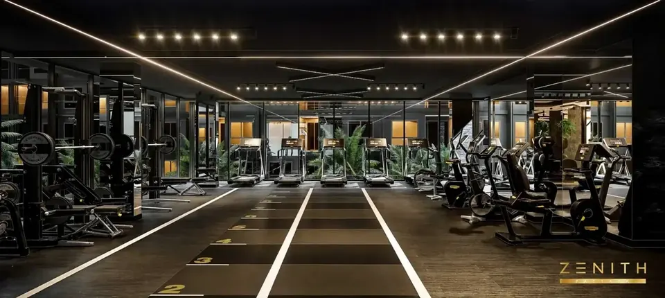 Zenith Pattaya, Zenith Pattaya Fitness Room Overview Scaled Jpg