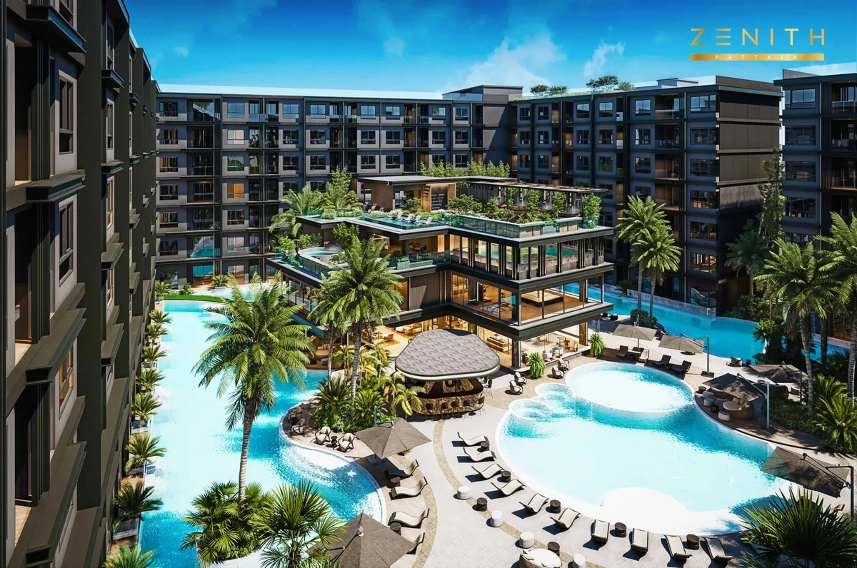 Zenith Pattaya – Zenith Pattaya Pool Gesamtansicht Scaled Jpg