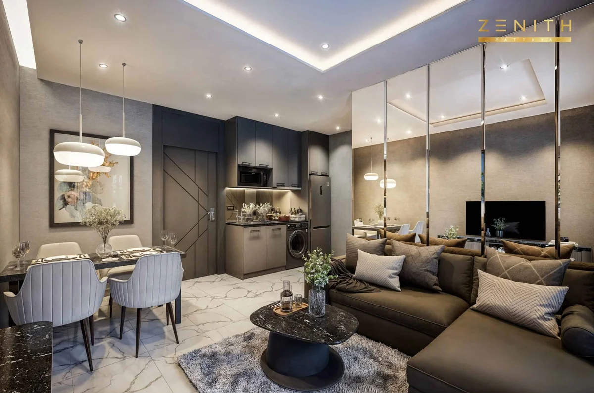 Zenith Pattaya – Zenith Pattaya Wohn Esszimmer Scaled Jpg